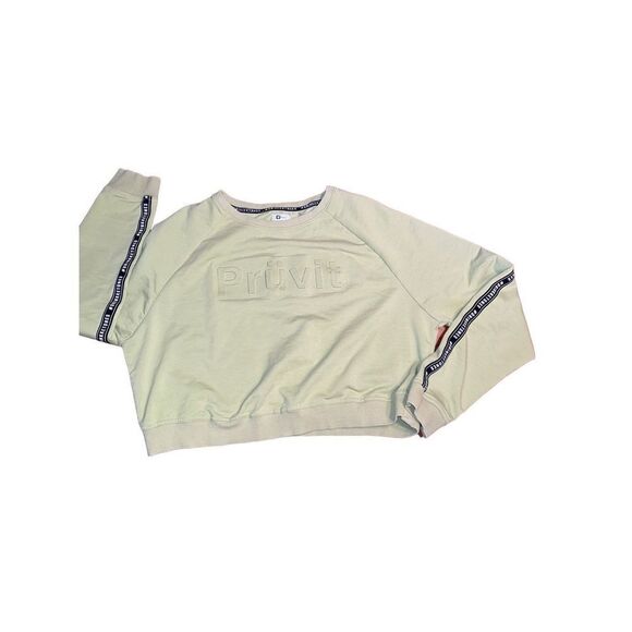 Pruvit Tops - Pruvit Sweatshirt Ketones Crop Green L Large